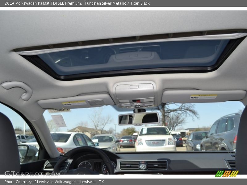 Tungsten Silver Metallic / Titan Black 2014 Volkswagen Passat TDI SEL Premium