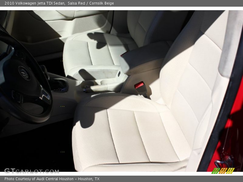 Salsa Red / Cornsilk Beige 2010 Volkswagen Jetta TDI Sedan