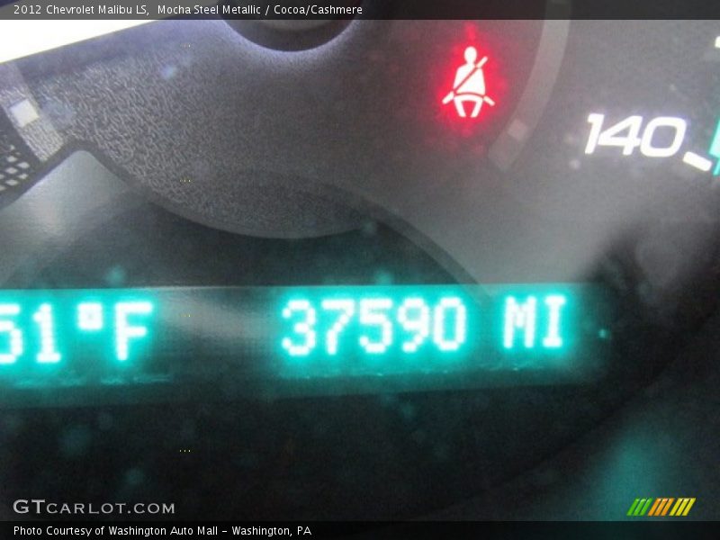 Mocha Steel Metallic / Cocoa/Cashmere 2012 Chevrolet Malibu LS