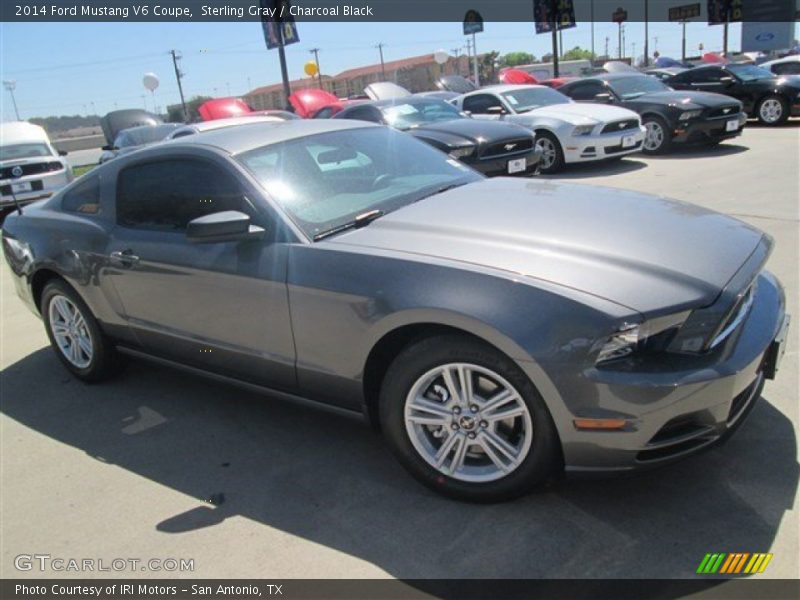 Sterling Gray / Charcoal Black 2014 Ford Mustang V6 Coupe