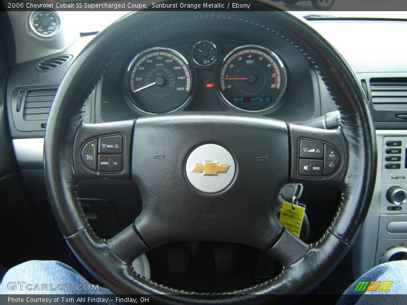 Sunburst Orange Metallic / Ebony 2006 Chevrolet Cobalt SS Supercharged Coupe