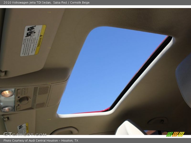 Salsa Red / Cornsilk Beige 2010 Volkswagen Jetta TDI Sedan