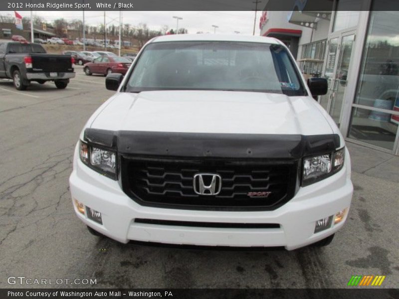 White / Black 2012 Honda Ridgeline Sport