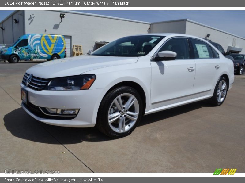 Candy White / Titan Black 2014 Volkswagen Passat TDI SEL Premium