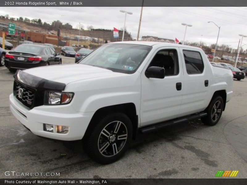 White / Black 2012 Honda Ridgeline Sport
