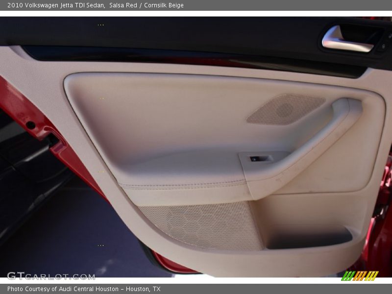 Salsa Red / Cornsilk Beige 2010 Volkswagen Jetta TDI Sedan