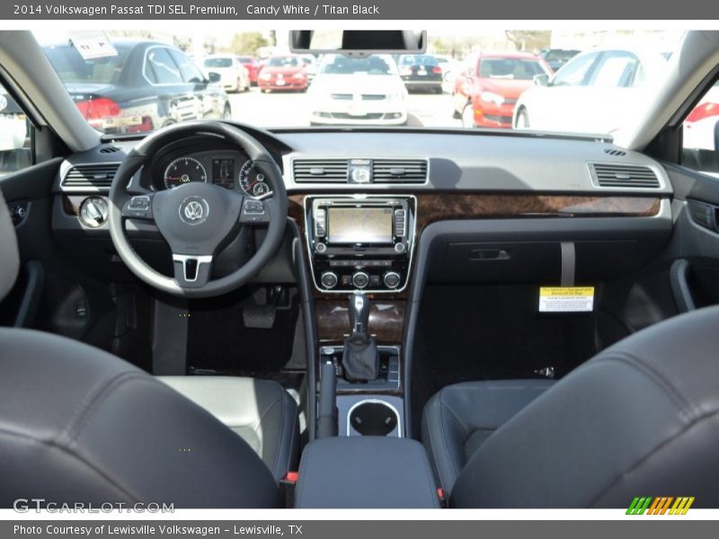 Candy White / Titan Black 2014 Volkswagen Passat TDI SEL Premium