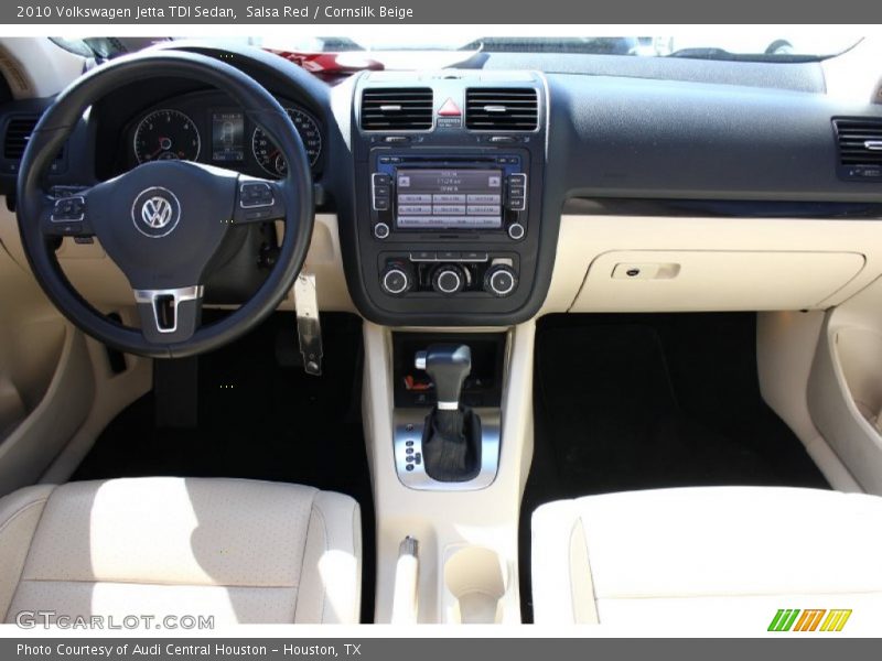 Salsa Red / Cornsilk Beige 2010 Volkswagen Jetta TDI Sedan