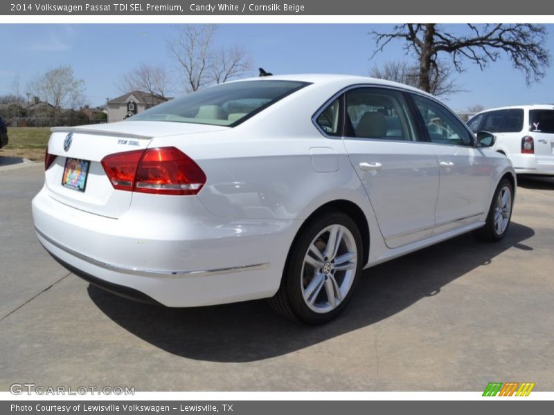 Candy White / Cornsilk Beige 2014 Volkswagen Passat TDI SEL Premium