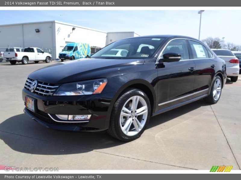 Black / Titan Black 2014 Volkswagen Passat TDI SEL Premium