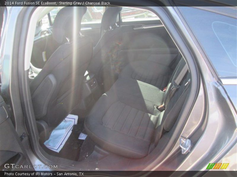 Sterling Gray / Charcoal Black 2014 Ford Fusion SE EcoBoost