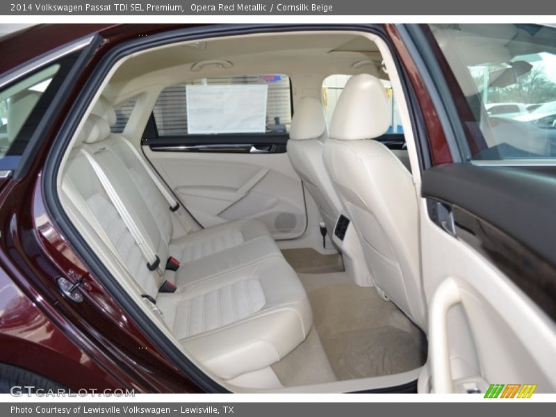 Opera Red Metallic / Cornsilk Beige 2014 Volkswagen Passat TDI SEL Premium