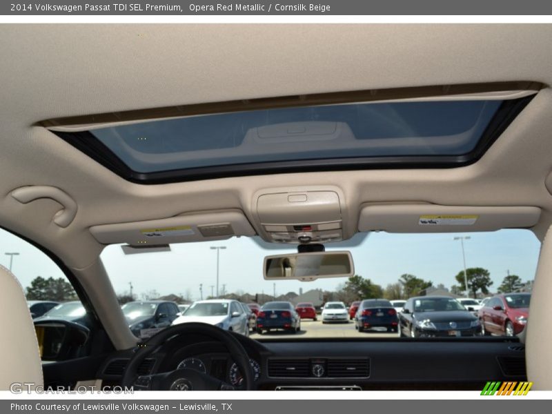 Opera Red Metallic / Cornsilk Beige 2014 Volkswagen Passat TDI SEL Premium