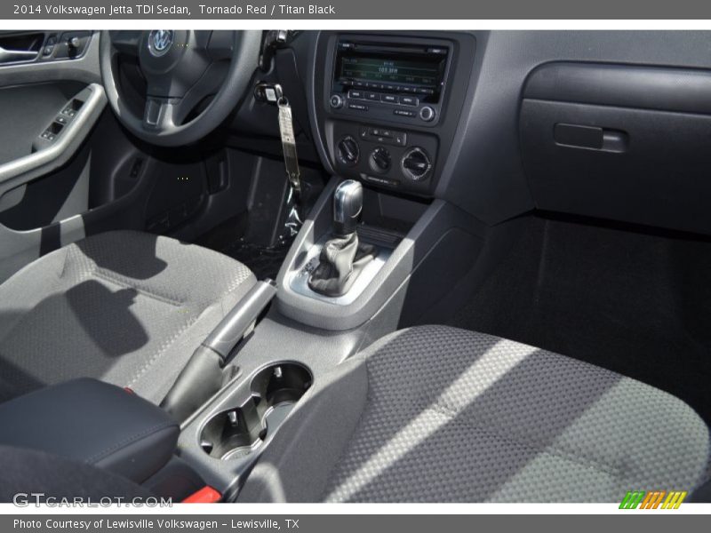 Tornado Red / Titan Black 2014 Volkswagen Jetta TDI Sedan