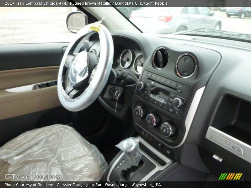 Rugged Brown Metallic / Dark Slate Gray/Light Pebble 2014 Jeep Compass Latitude 4x4