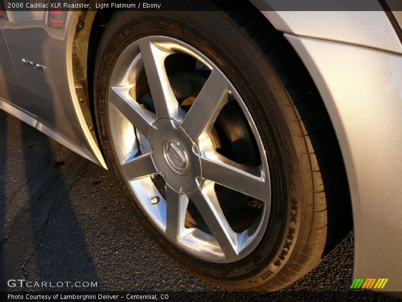 Light Platinum / Ebony 2006 Cadillac XLR Roadster