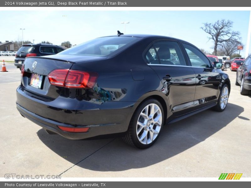 Deep Black Pearl Metallic / Titan Black 2014 Volkswagen Jetta GLI