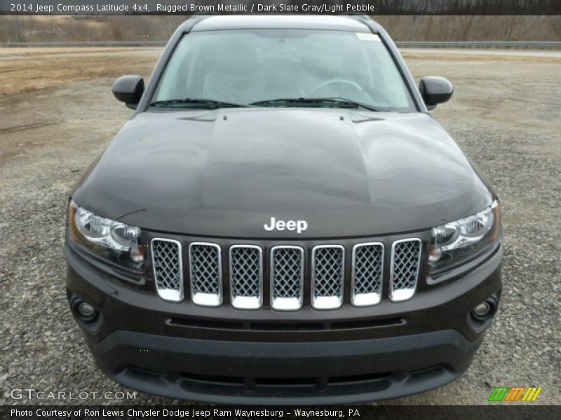 Rugged Brown Metallic / Dark Slate Gray/Light Pebble 2014 Jeep Compass Latitude 4x4