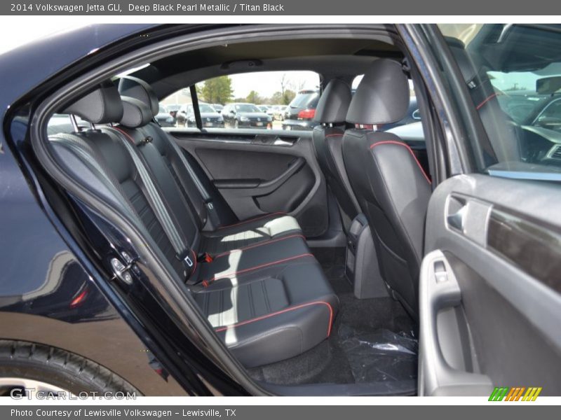 Deep Black Pearl Metallic / Titan Black 2014 Volkswagen Jetta GLI