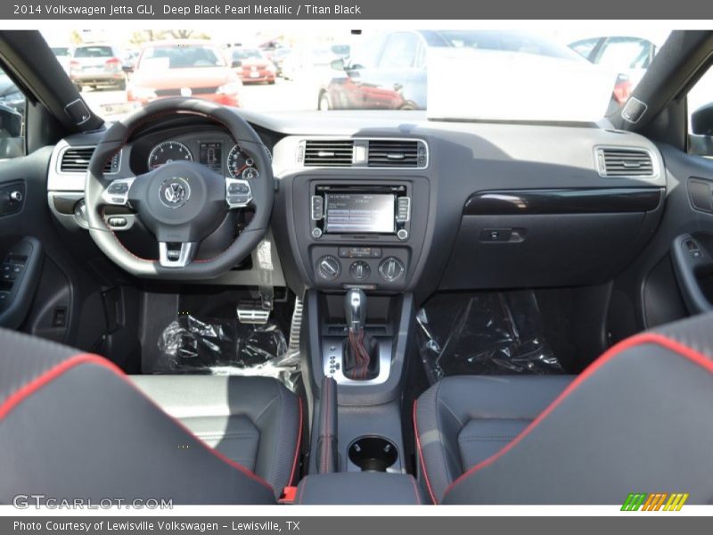 Deep Black Pearl Metallic / Titan Black 2014 Volkswagen Jetta GLI