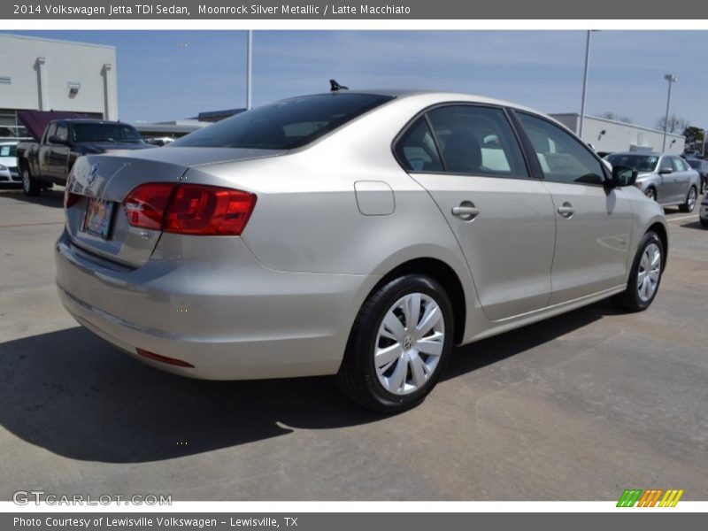 Moonrock Silver Metallic / Latte Macchiato 2014 Volkswagen Jetta TDI Sedan