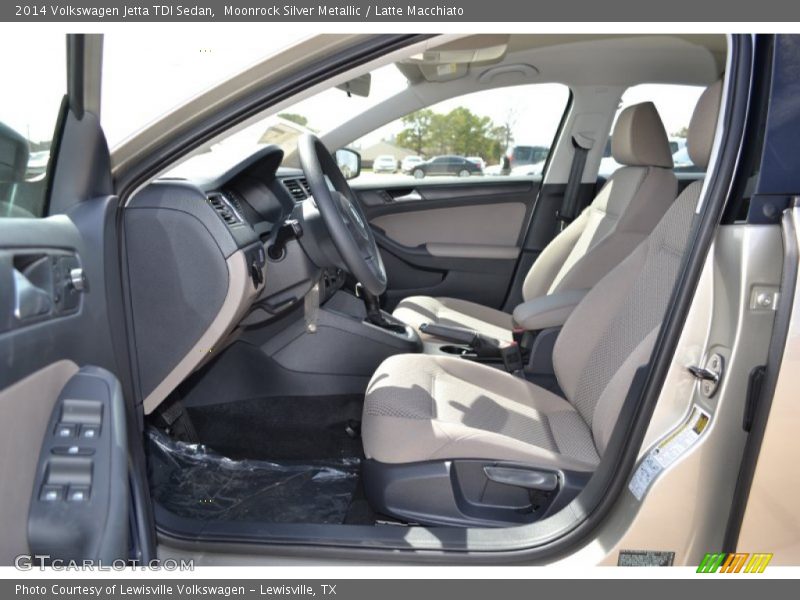 Moonrock Silver Metallic / Latte Macchiato 2014 Volkswagen Jetta TDI Sedan