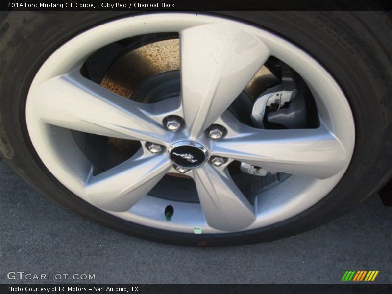 Ruby Red / Charcoal Black 2014 Ford Mustang GT Coupe