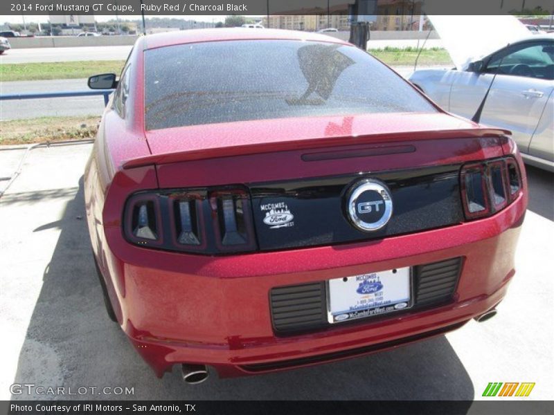 Ruby Red / Charcoal Black 2014 Ford Mustang GT Coupe