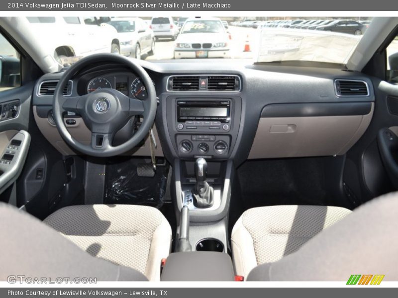 Moonrock Silver Metallic / Latte Macchiato 2014 Volkswagen Jetta TDI Sedan