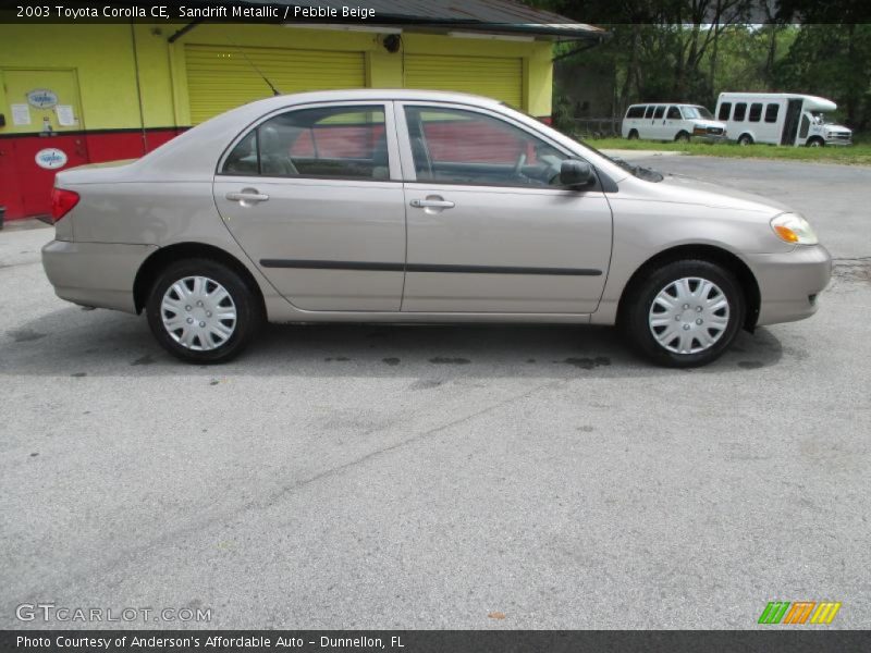 Sandrift Metallic / Pebble Beige 2003 Toyota Corolla CE