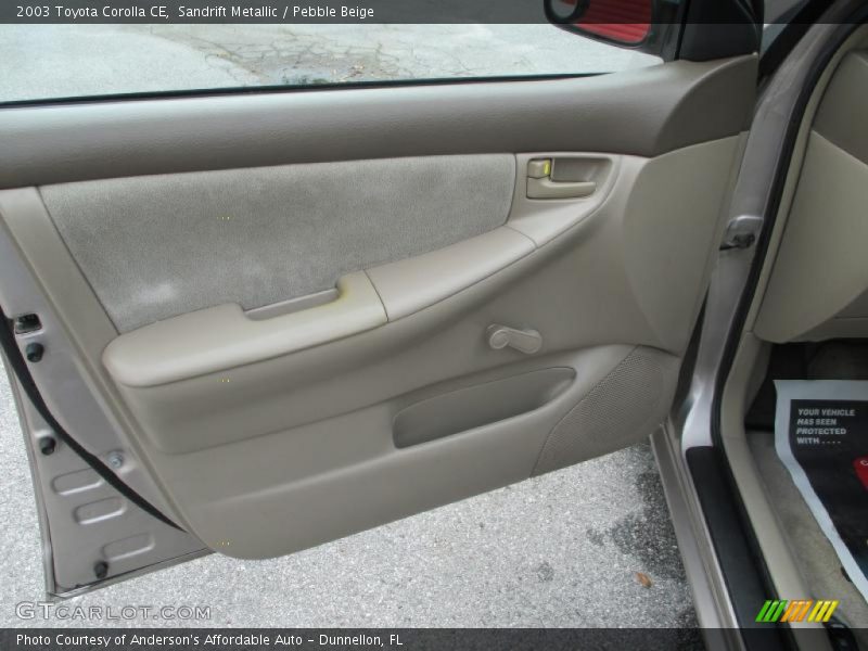 Sandrift Metallic / Pebble Beige 2003 Toyota Corolla CE
