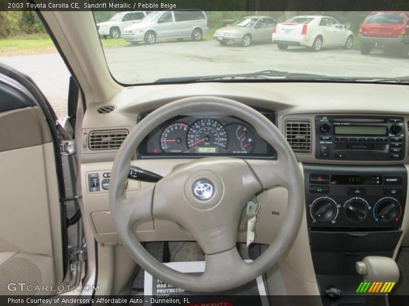 Sandrift Metallic / Pebble Beige 2003 Toyota Corolla CE