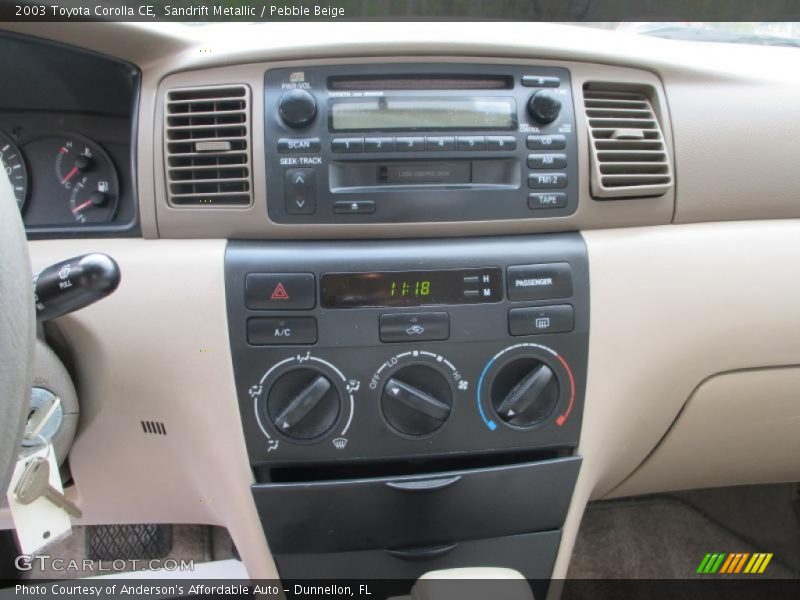 Sandrift Metallic / Pebble Beige 2003 Toyota Corolla CE