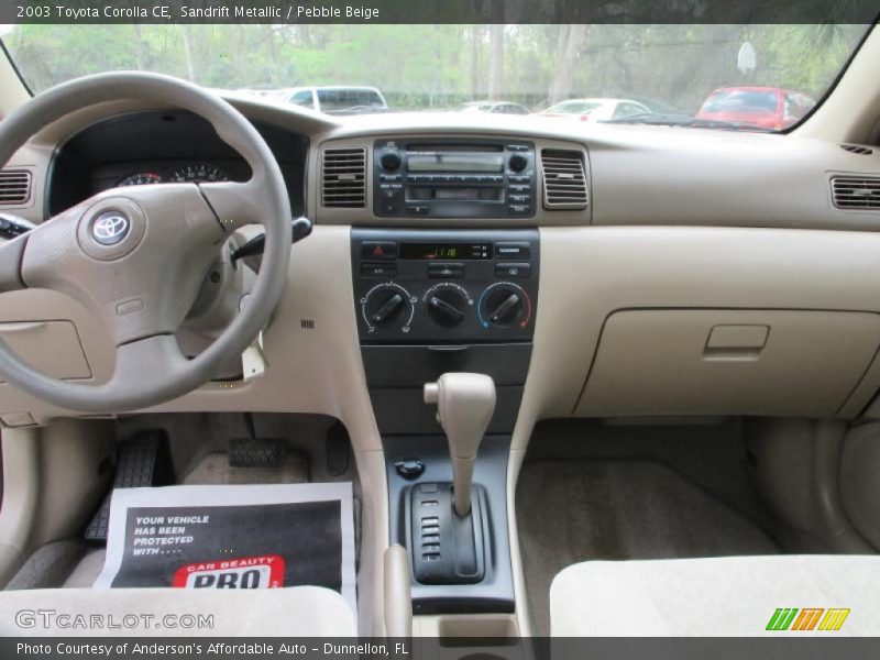 Sandrift Metallic / Pebble Beige 2003 Toyota Corolla CE