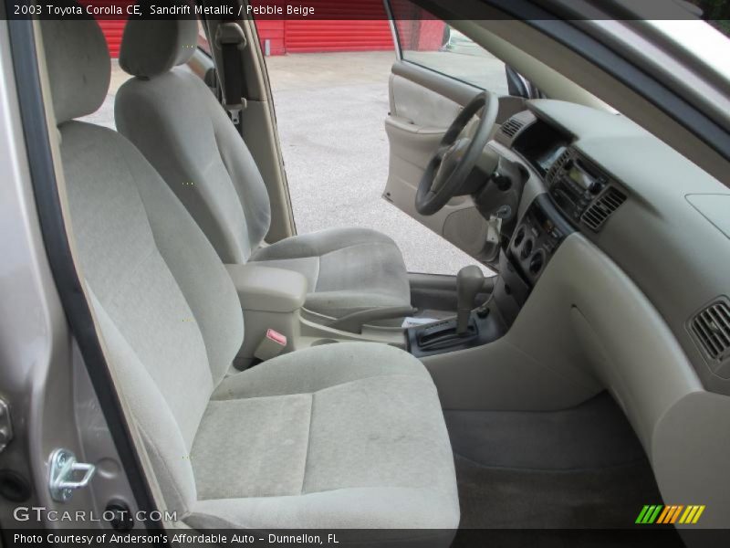 Sandrift Metallic / Pebble Beige 2003 Toyota Corolla CE