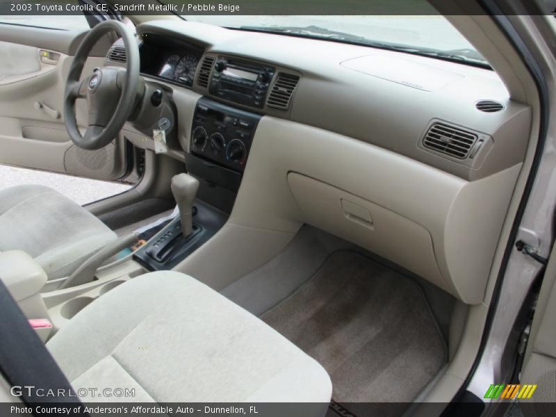 Sandrift Metallic / Pebble Beige 2003 Toyota Corolla CE