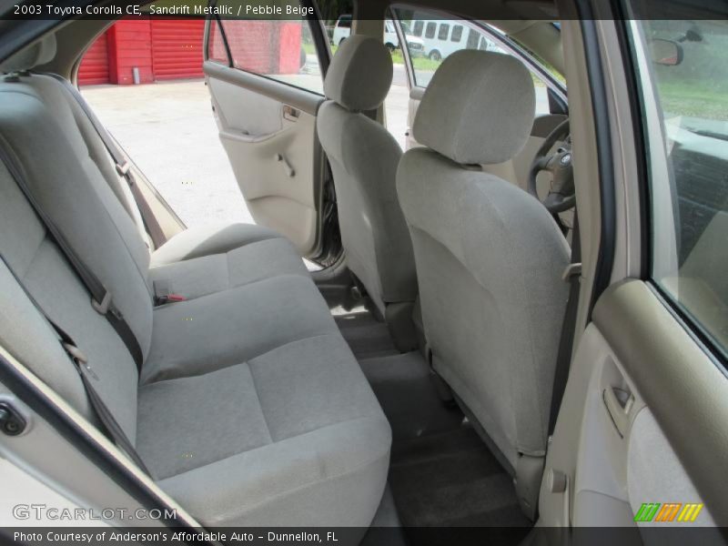 Sandrift Metallic / Pebble Beige 2003 Toyota Corolla CE