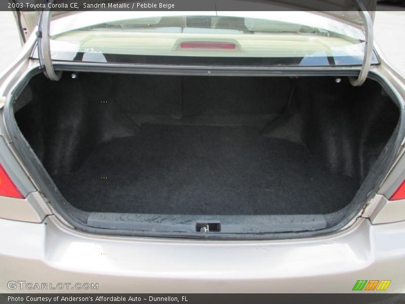 Sandrift Metallic / Pebble Beige 2003 Toyota Corolla CE