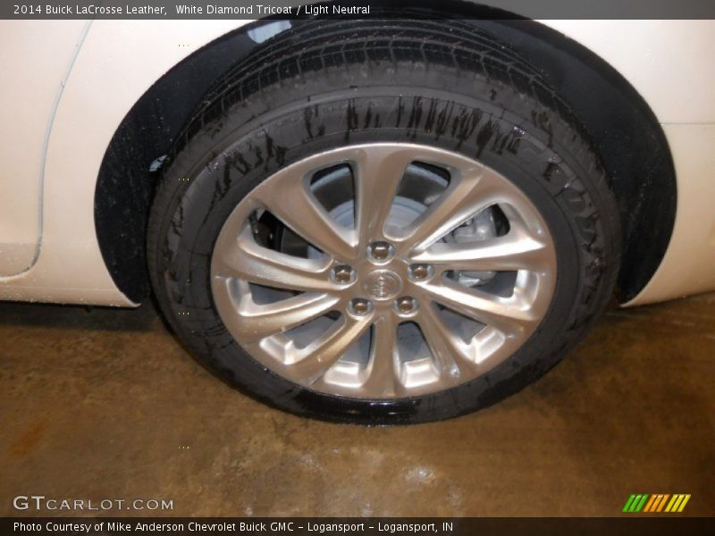 White Diamond Tricoat / Light Neutral 2014 Buick LaCrosse Leather