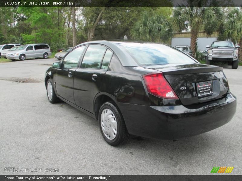 Black / Tan 2003 Saturn ION 2 Sedan