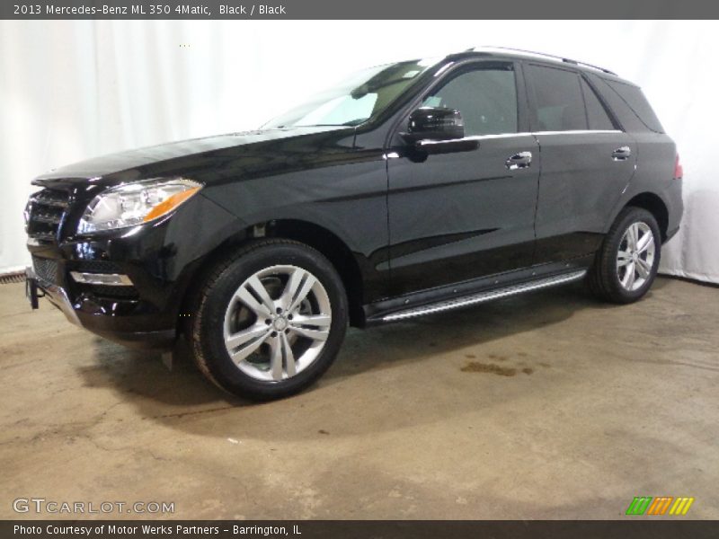 Black / Black 2013 Mercedes-Benz ML 350 4Matic