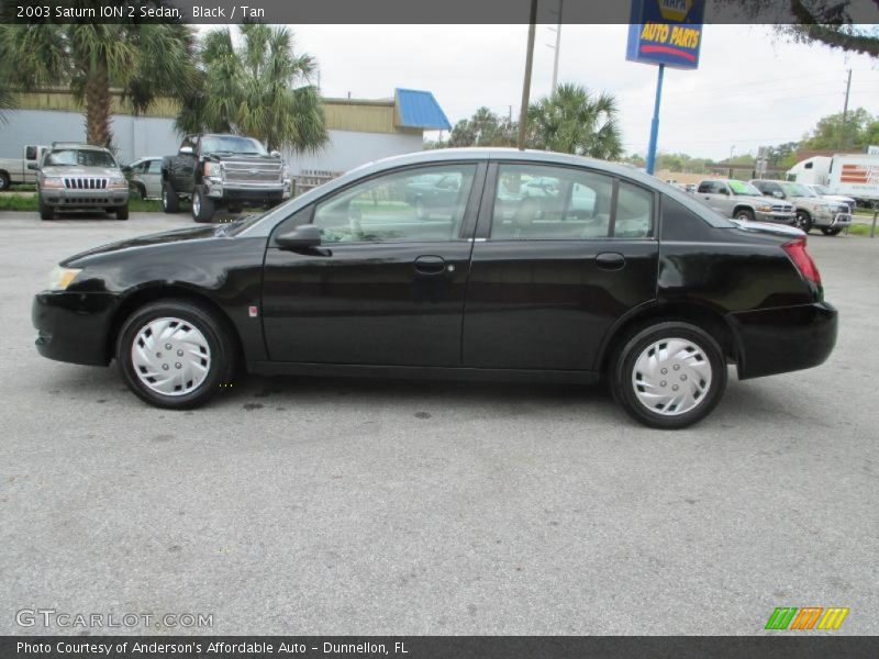 Black / Tan 2003 Saturn ION 2 Sedan