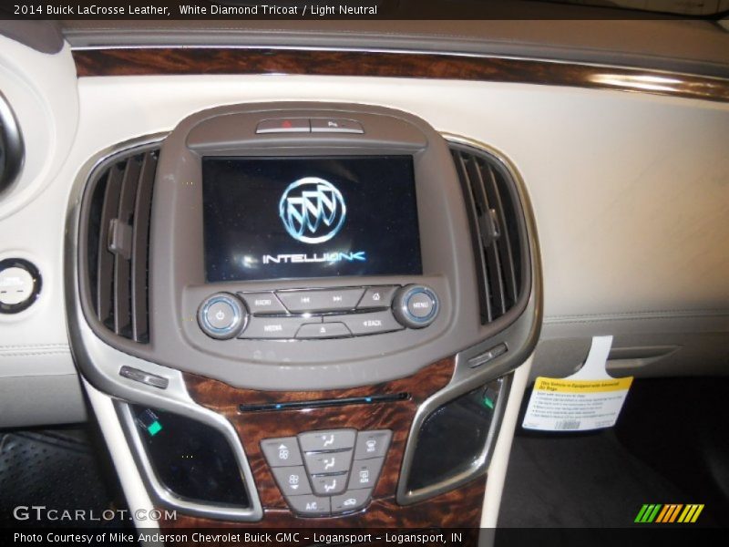 White Diamond Tricoat / Light Neutral 2014 Buick LaCrosse Leather