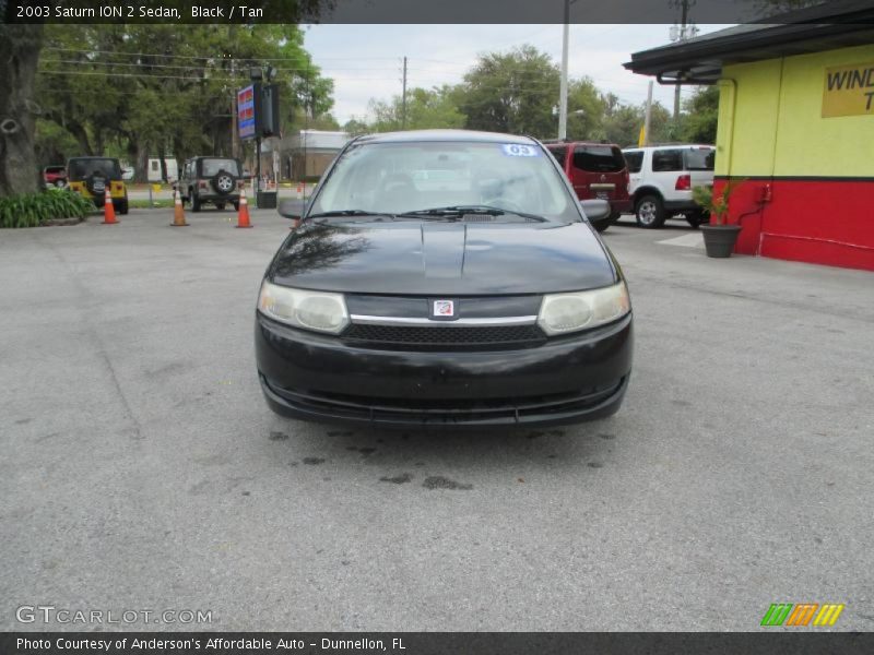 Black / Tan 2003 Saturn ION 2 Sedan