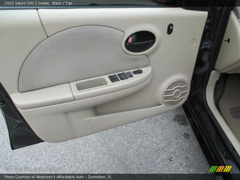 Black / Tan 2003 Saturn ION 2 Sedan