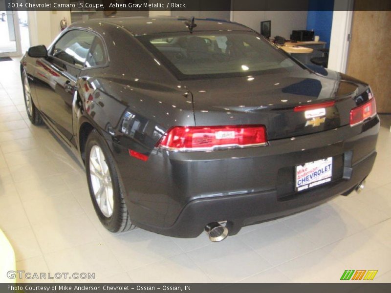 Ashen Gray Metallic / Black 2014 Chevrolet Camaro LS Coupe