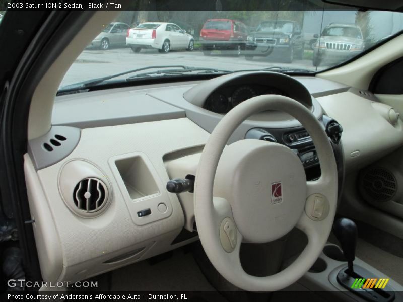 Black / Tan 2003 Saturn ION 2 Sedan