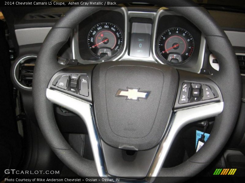 Ashen Gray Metallic / Black 2014 Chevrolet Camaro LS Coupe