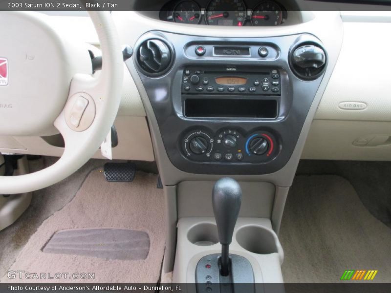 Black / Tan 2003 Saturn ION 2 Sedan