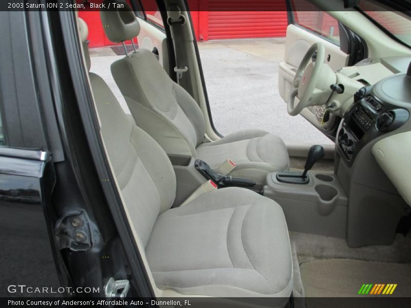 Black / Tan 2003 Saturn ION 2 Sedan